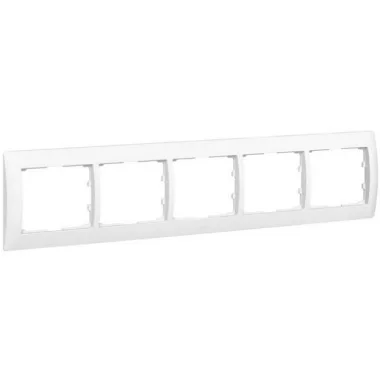 LEGRAND 771005 Galea Life keret 5-ös vízszintes, fehér