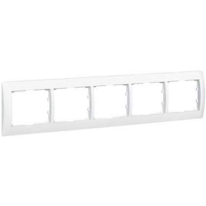 LEGRAND 771005 Galea Life keret 5-ös vízszintes, fehér