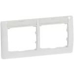  LEGRAND 771014 Galea Life keret 2-es vízszintes, címketartóval, fehér