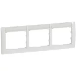   LEGRAND 771015 Galea Life keret 3-as vízszintes, címketartóval, fehér