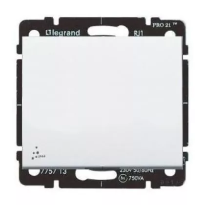 LEGRAND 771023 Galea Life egypólusú nyomó IP44, fehér