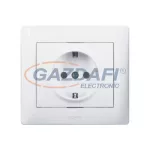   LEGRAND 771039 Galea Life komplett 2P+F aljzat, csavaros, fehér