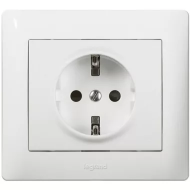 LEGRAND 771062 Galea Life 2P+F dugalj csatlakozóaljzat, rugós, fehér LEGRAND 771062 Galea Life 2P+F dugalj csatlakozóaljzat, rugós, fehér