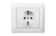 LEGRAND 771062 Galea Life 2P+F dugalj csatlakozóaljzat, rugós, fehér LEGRAND 771062 Galea Life 2P+F dugalj csatlakozóaljzat, rugós, fehér
