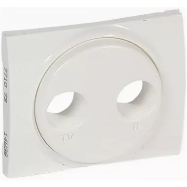LEGRAND 771072 Galea Life TV-RD antenna-csatlakozóaljzat burkolat, fehér