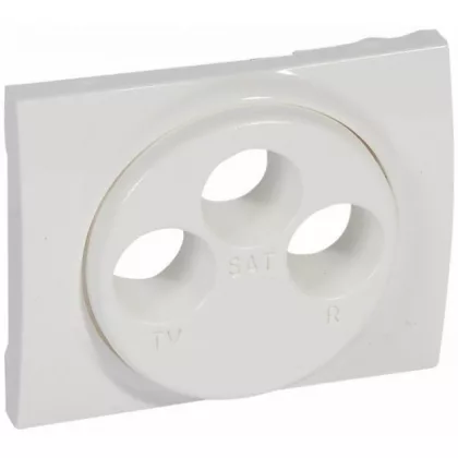   LEGRAND 771073 Galea Life TV-RD-SAT antenna-csatlakozóaljzat burkolat, fehér