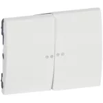   LEGRAND 771079 Galea Life kettős billentyű 2 fényjelzős, fehér