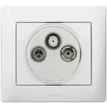 LEGRAND 771089 Galea Life TV-RD-SAT burkolat, fehér