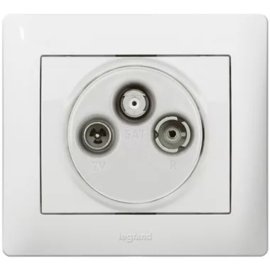 LEGRAND 771089 Galea Life TV-RD-SAT burkolat, fehér LEGRAND 771089 Galea Life TV-RD-SAT burkolat, fehér