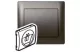 LEGRAND 771200 Galea Life mono hangszóróburkolat mélybronz