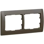 LEGRAND 771202 Galea Life keret 2-es vízszintes, mélybronz