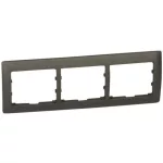 LEGRAND 771203 Galea Life keret 3-as vízszintes, mélybronz