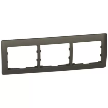 LEGRAND 771203 Galea Life keret 3-as vízszintes, mélybronz