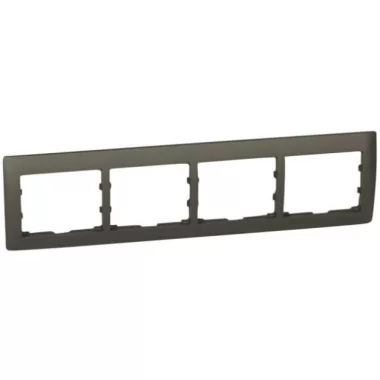 LEGRAND 771204 Galea Life keret 4-es vízszintes, mélybronz