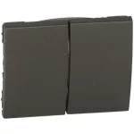 LEGRAND 771212 Galea Life kettős billentyű, mélybronz