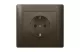 LEGRAND 771262 Galea Life 2P + F socket, spring, deep bronze LEGRAND 771262 Galea Life 2P + F socket, spring, deep bronze