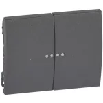 LEGRAND 771279 Galea Life kettős billentyű 2 fényjelzős,mélybronz