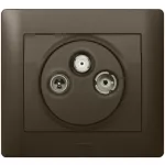 LEGRAND 771289 Galea Life TV-RD-SAT burkolat alumínium