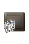 LEGRAND 771294 IOBL termosztát PL mélybronz burkolattal LEGRAND 771294 IOBL termosztát PL mélybronz burkolattal