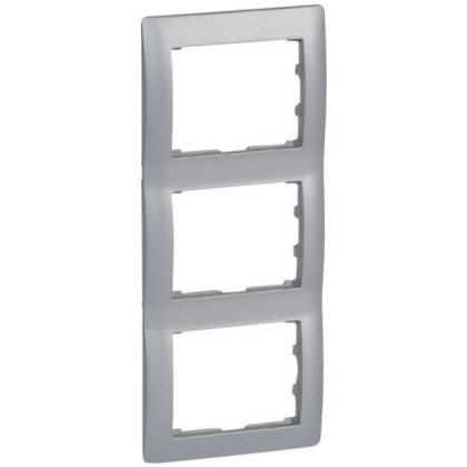 LEGRAND 771307 Galea Life frame 3 vertical, aluminum