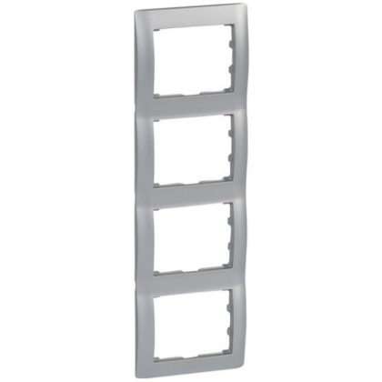 LEGRAND 771308 Galea Life frame 4 vertical, aluminum