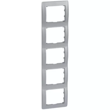 LEGRAND 771309 Galea Life keret 5-ös függőleges, alumínium