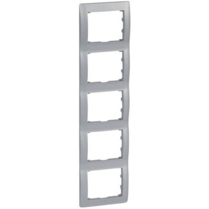 LEGRAND 771309 Galea Life frame 5 vertical, aluminum