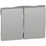 LEGRAND 771312 Galea Life kettős billentyű, alumínium