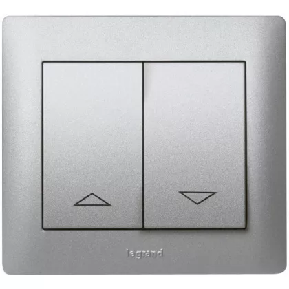   LEGRAND 771314 Galea Life redőnyvezérlő kettős billentyű, alumínium