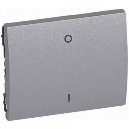 LEGRAND 771315 Galea Life I-0 billentyű, alumínium