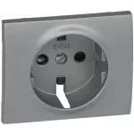 LEGRAND 771321 Galea Life 2P+F dugalj csatlakozóaljzat burkolat gyermekvédelemmel, alumínium