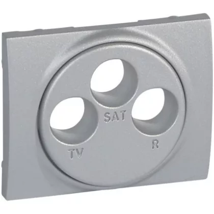 LEGRAND 771373 Galea Life TV-RD-SAT cover 2 km aluminum