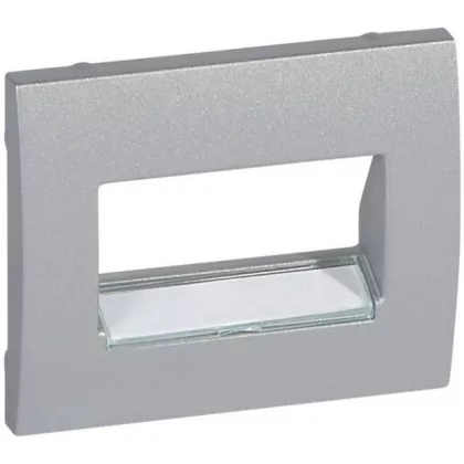 LEGRAND 771375 Galea Life 2xRJ11 / 45 cover in aluminum