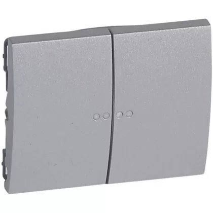 LEGRAND 771379 Galea Life kettős billentyű 2 fényjelzős,alumínium