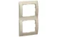 LEGRAND 771406 Galea Life frame 2 vertical, titanium