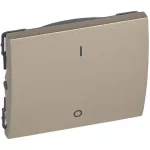 LEGRAND 771415 Galea Life I-0 billentyű titánium