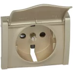   LEGRAND 771422 Galea Life 2P+F dugalj csatlakozóaljzat burkolat csapófedéllel titánium