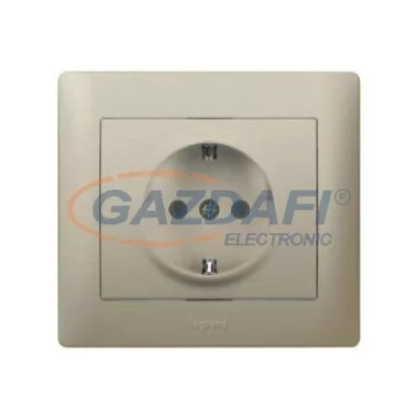 LEGRAND 771439 Galea Life komplett 2P+F dugalj csatlakozóaljzat, csavaros,230V,titánium LEGRAND 771439 Galea Life komplett 2P+F dugalj csatlakozóaljzat, csavaros,230V,titánium