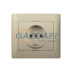   LEGRAND 771440 Galea Life komplett 2P+F dugalj csatlakozóaljzat, rugós, titánium