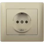   LEGRAND 771463 Galea Life 2P+F dugalj csatlakozóaljzat gyermekvédelemmel, rugós, titánium