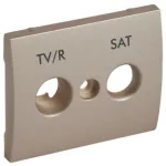 LEGRAND 771480 Galea Life TV-RD burkolat (30 mm) titánium