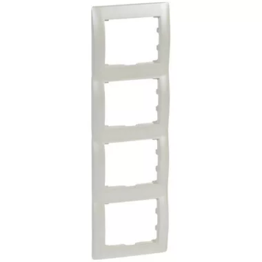 LEGRAND 771508 Galea Life frame 4 vertical, pearl