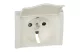 LEGRAND 771522 Galea Life 2P+F dugalj csatlakozóaljzat burkolat csapófedéllel gyöngyház