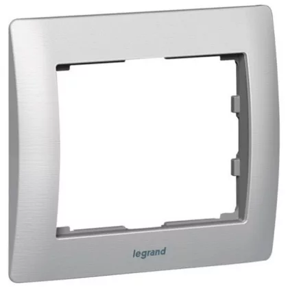LEGRAND 771951 Galea Life keret egyes, alumetál