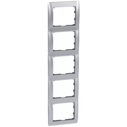   LEGRAND 771959 Galea Life keret 5-ös függőleges, alumetál