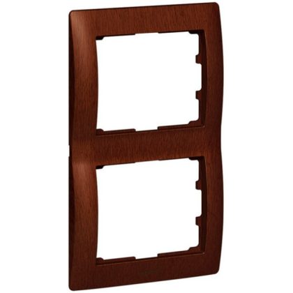 LEGRAND 771986 Galea Life frame 2 vertical, mahogany
