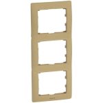   LEGRAND 771994 Galea Life frame 3 vertical, leather tradition