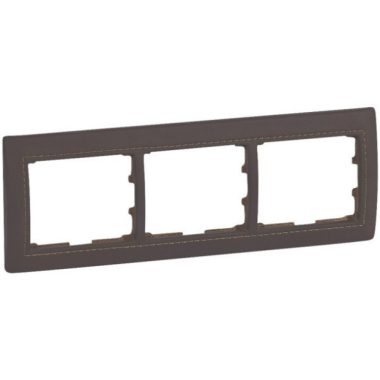 LEGRAND 771997 Galea Life Frame 3 Horizontal Leather Dynasty