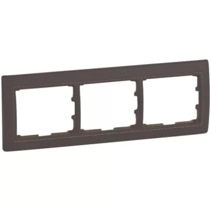 LEGRAND 771997 Galea Life Frame 3 Horizontal Leather Dynasty