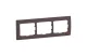 LEGRAND 771997 Galea Life Frame 3 Horizontal Leather Dynasty